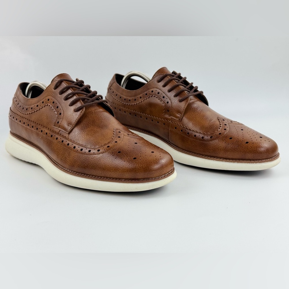 Van Heusen Luke Memory Foam Comfort Oxford Wing-Tip Shoes, Men's Size 11.5M